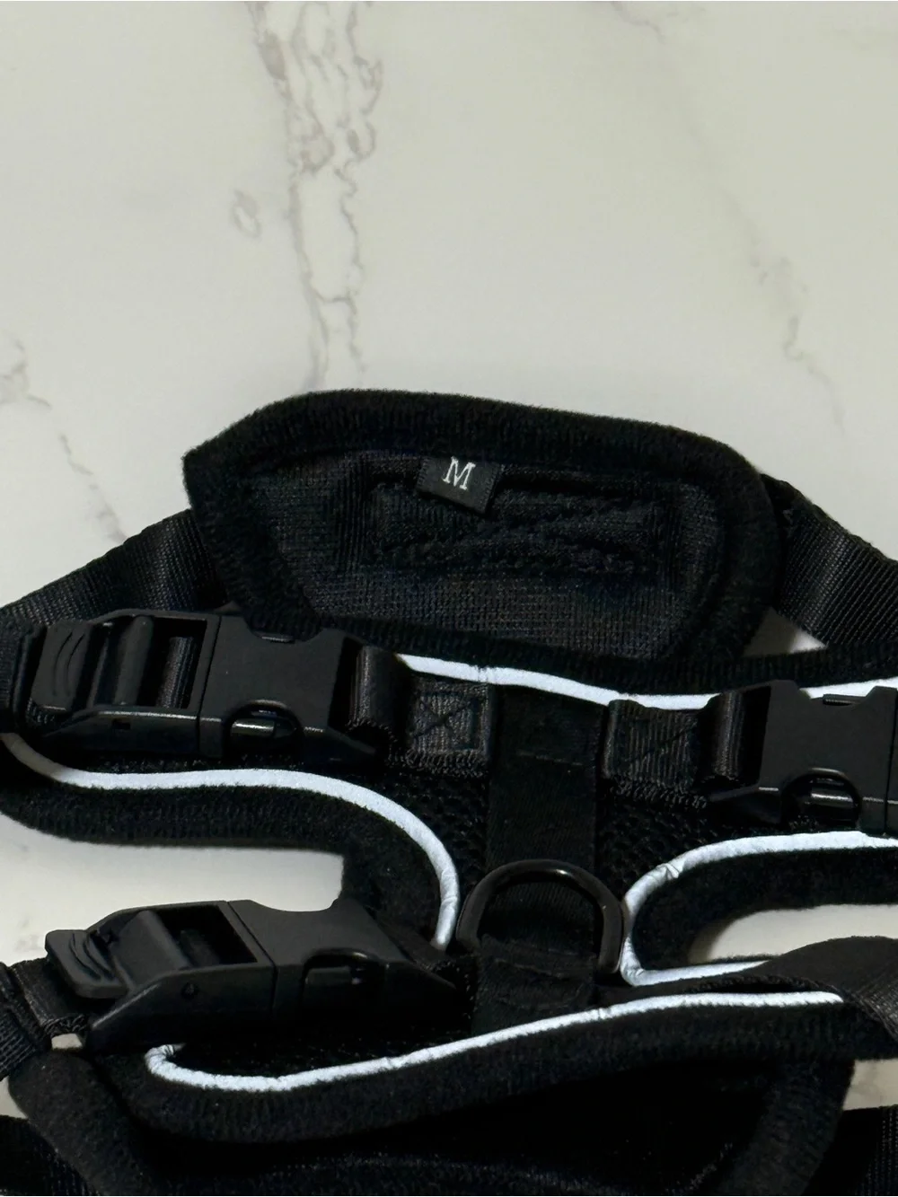 Halypet Cat Harness & Leash - Soft Vest - 360 Reflective - Size Medium - Black